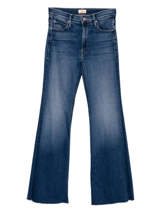 Mother Lil Doozy Fray Indigo Jeans — Blue Jeans for Women