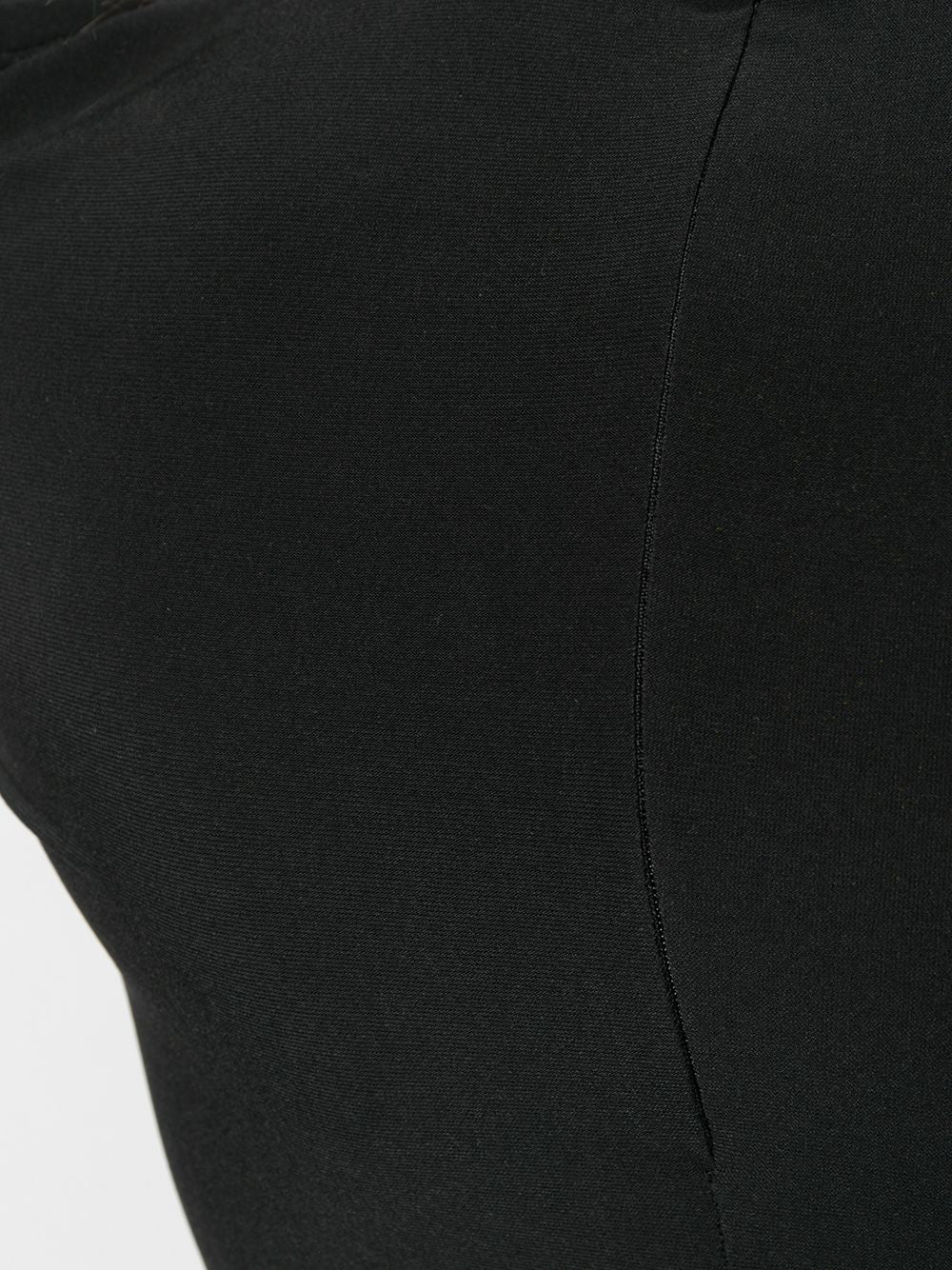 Norma Kamali Black Silk‑Nylon Turtle‑Neck Sweater