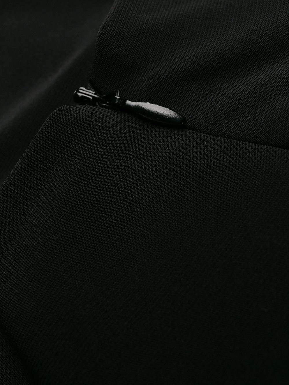 Norma Kamali Black Silk‑Nylon Turtle‑Neck Sweater