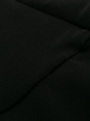 Norma Kamali Black Silk‑Nylon Turtle‑Neck Sweater