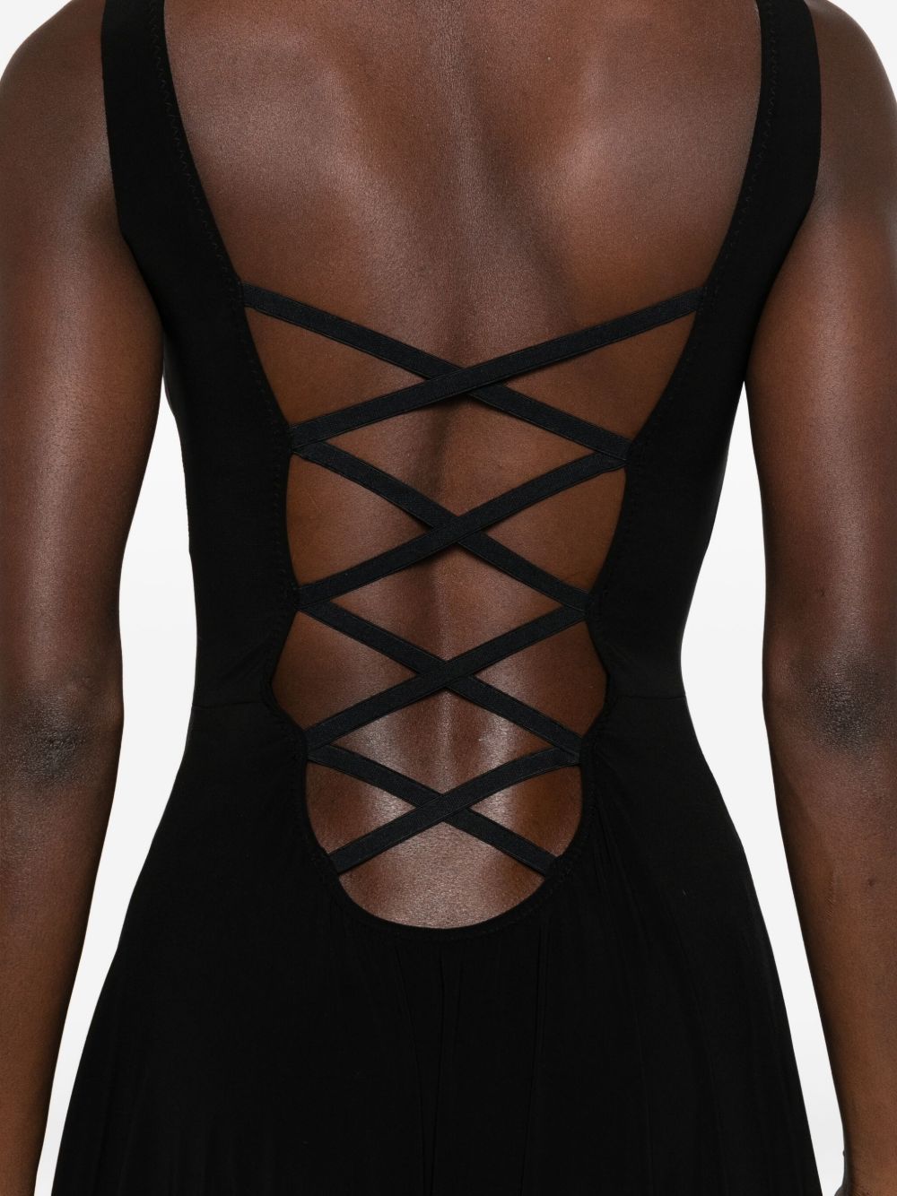 Norma Kamali Dresses Black asymmetric mini dress