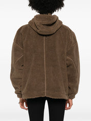 Adidas By Stella McCartney Sweaters Brown hooded track top