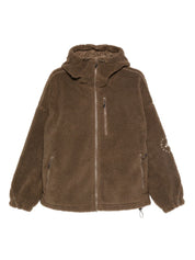 Adidas By Stella McCartney Sweaters Brown hooded track top