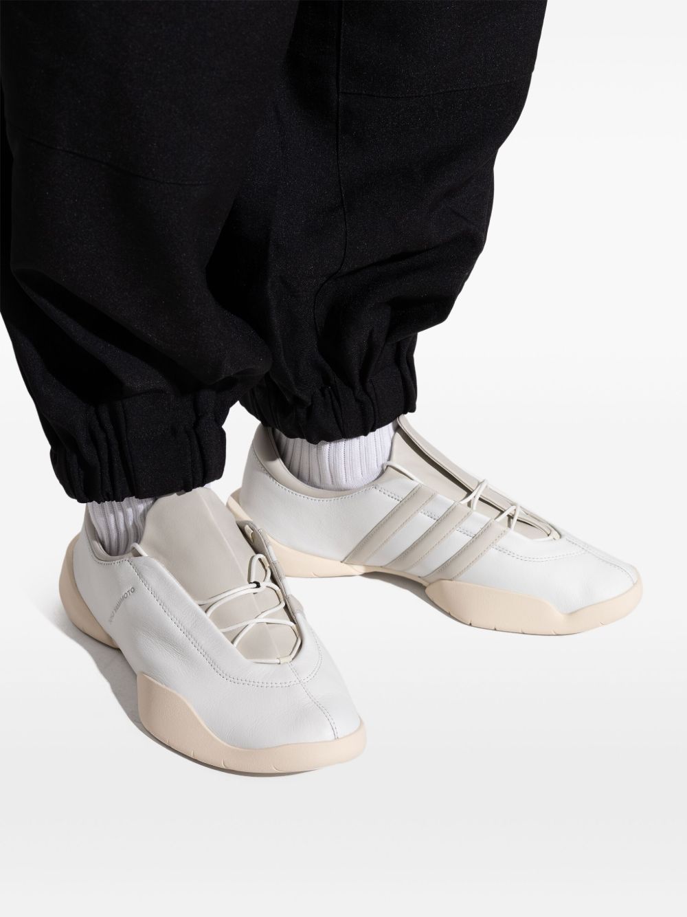 Y-3 Sneakers White — Minimal Leather Sneakers for Men