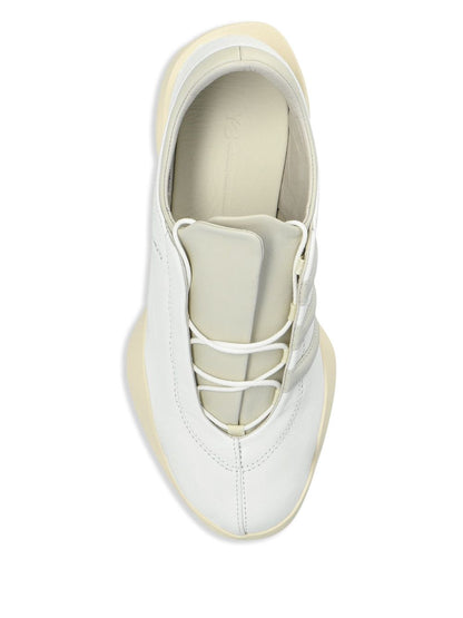 Y-3 Sneakers White — Minimal Leather Sneakers for Men