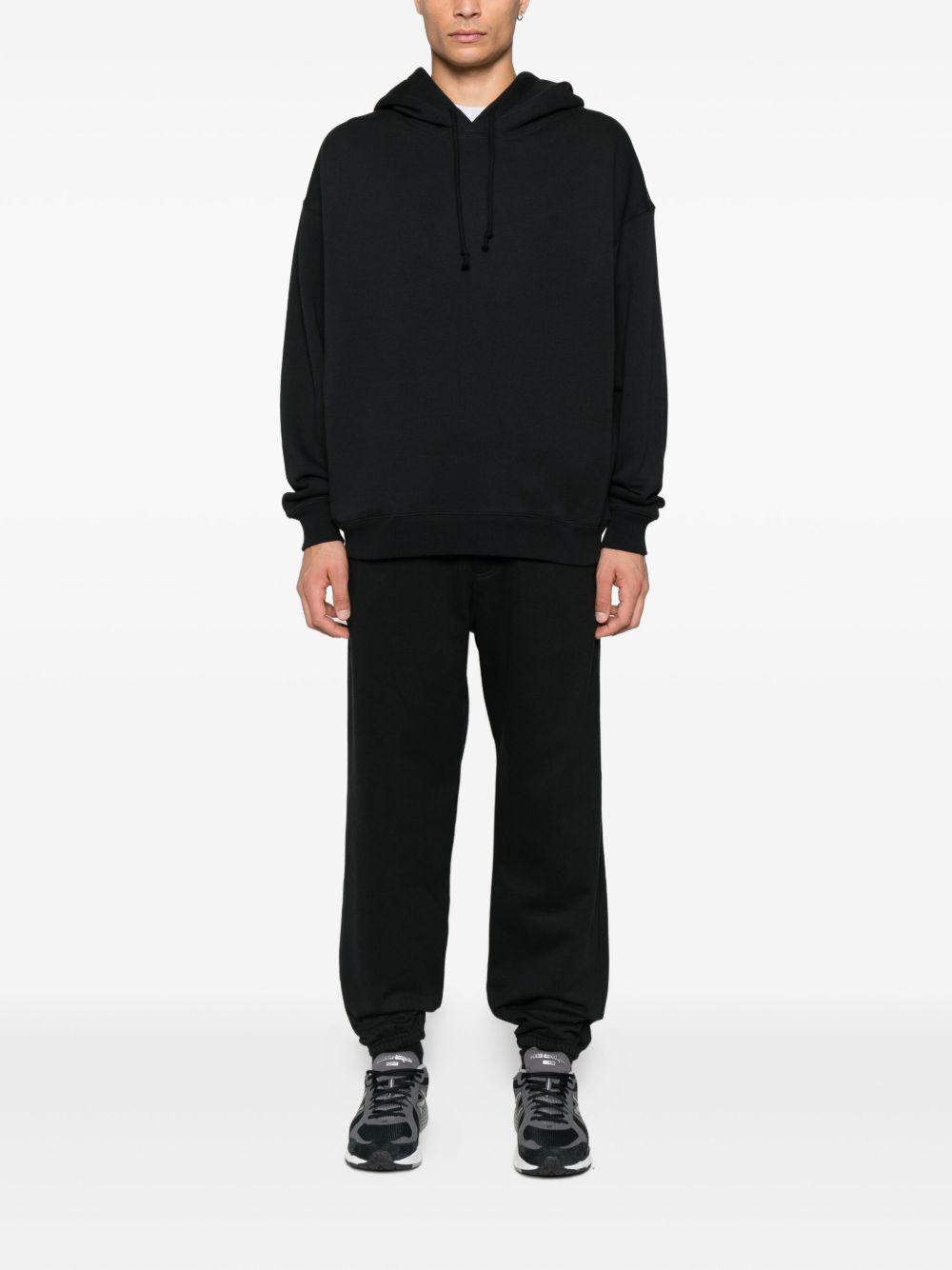 Pantalones Y-3 Jersey de algodón negro