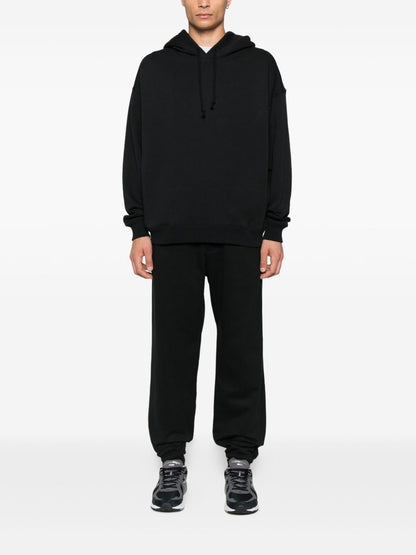 Pantalones Y-3 Jersey de algodón negro