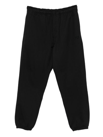 Pantalones Y-3 Jersey de algodón negro