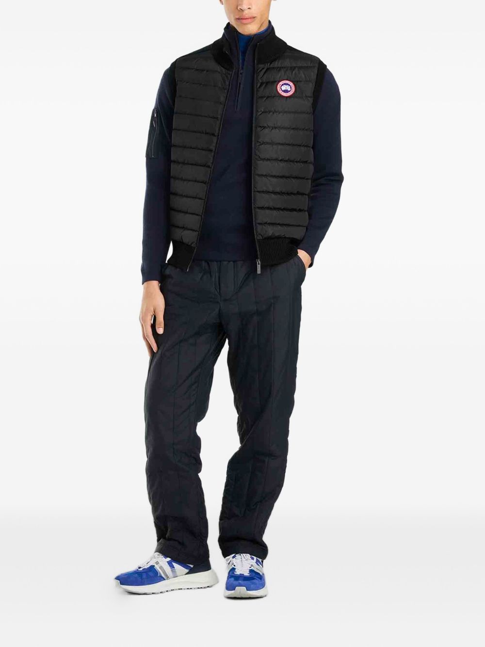 Canada Goose Jackets Black quilted down vest