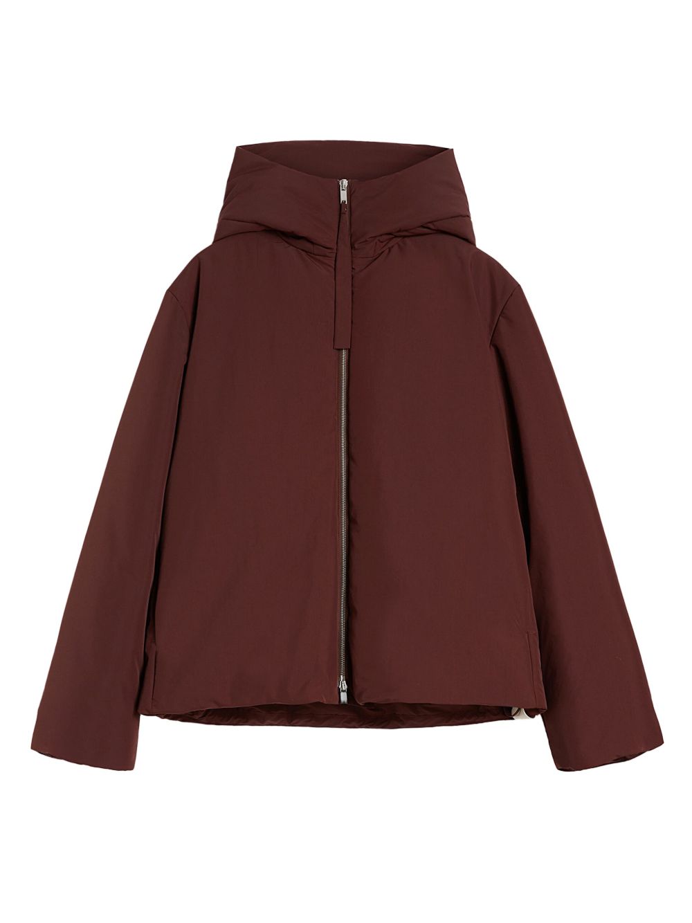 Jil Sander Plus Coats Bordeaux short down jacket