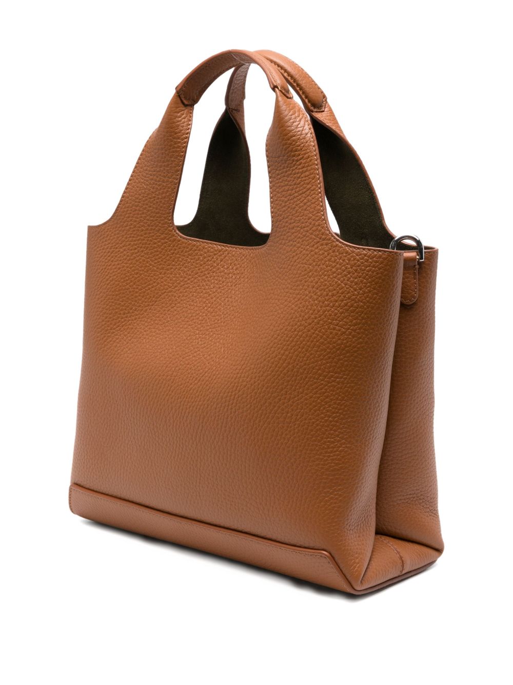 Bolsos Hogan Pre. Bolso tote de piel marrón.