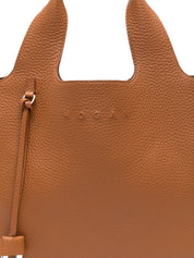 Bolsos Hogan Pre. Bolso tote de piel marrón.