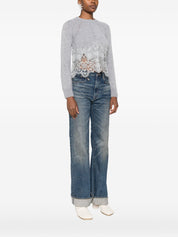 Ermanno Scervino Grey Cashmere Cardigan