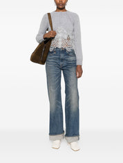 Ermanno Scervino Grey Cashmere Cardigan