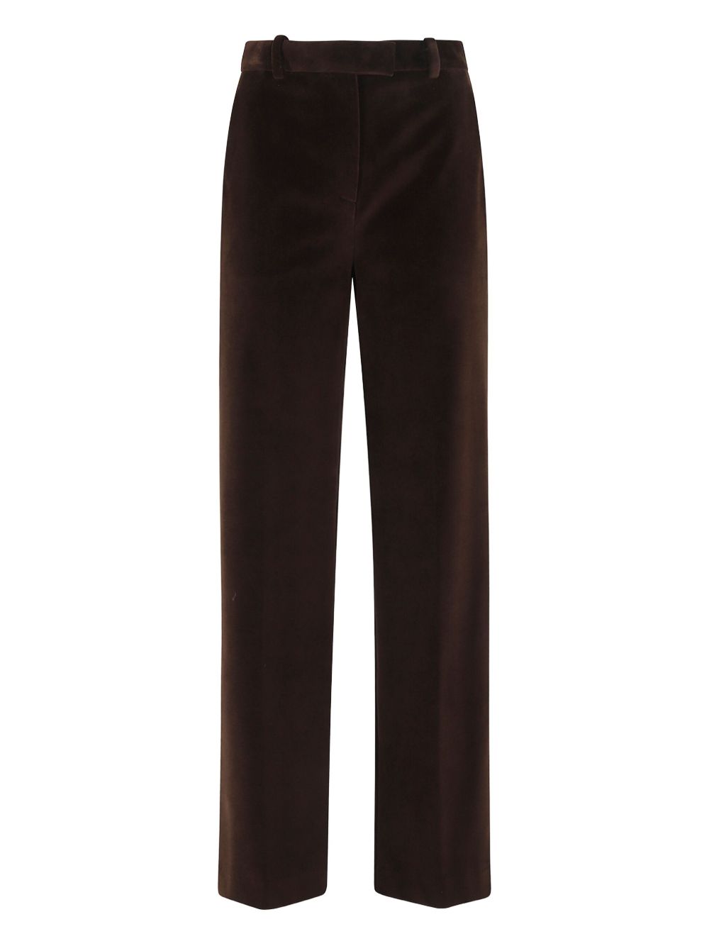 Circolo 1901 Trousers Brown wide-leg cotton