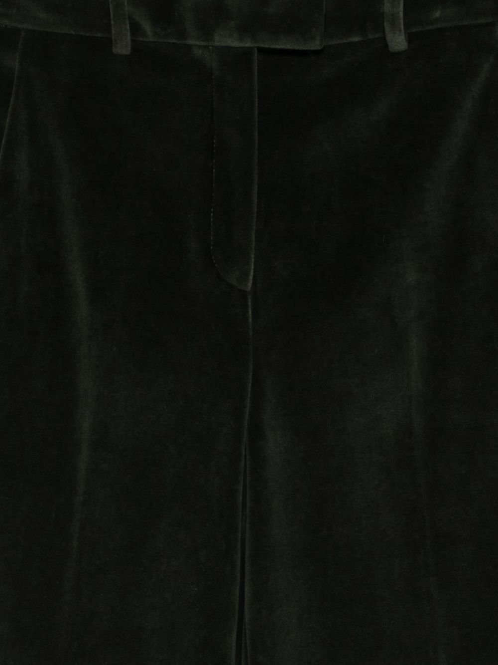 Circolo 1901 Trousers in Dark Forest Green Velvet
