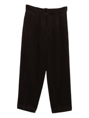Brown Wool-Cashmere Trousers — Emporio Armani Exclusive