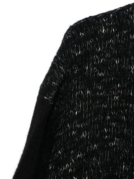 Alysi Sweaters Black — Silk-Blend Women’s Sweater