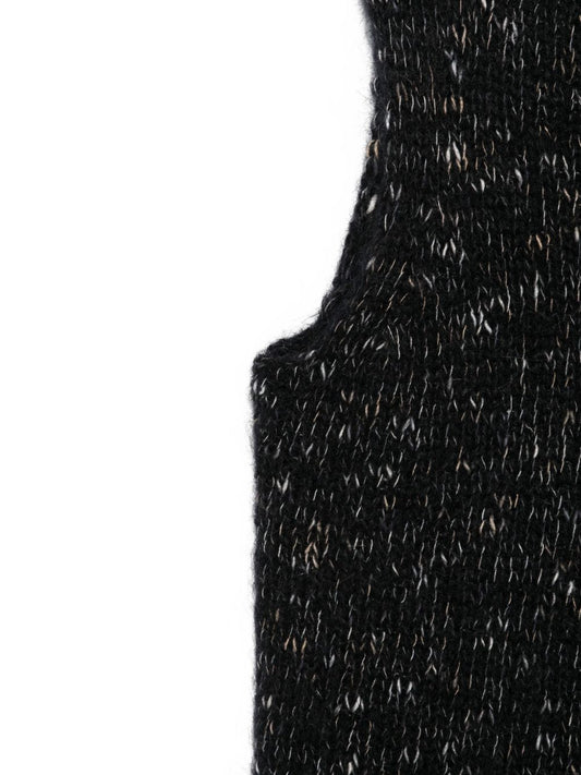 Alysi Sweaters Black — Silk-Neutral Luxury Knit