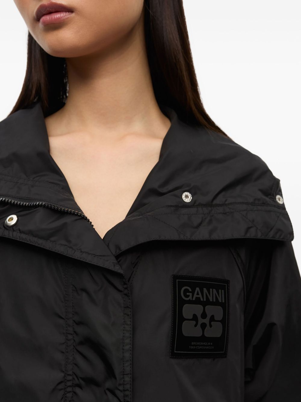 GANNI Coats Black