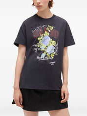 Ganni T-shirts and Polos Grey organic cotton