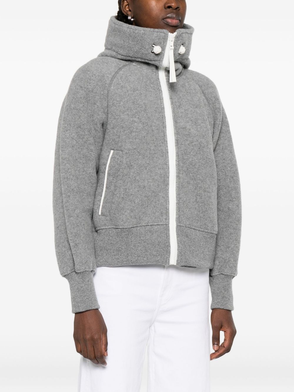 Canada Goose Coats Grey wool blend bomber jacket