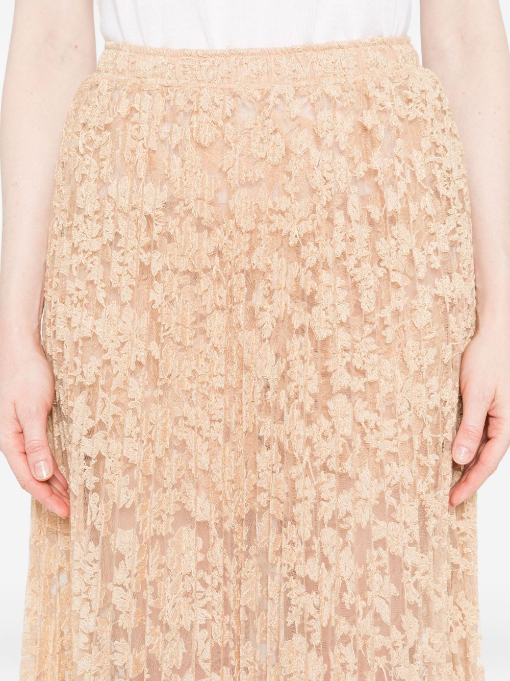 Ermanno Scervino Skirts in Beige Lace