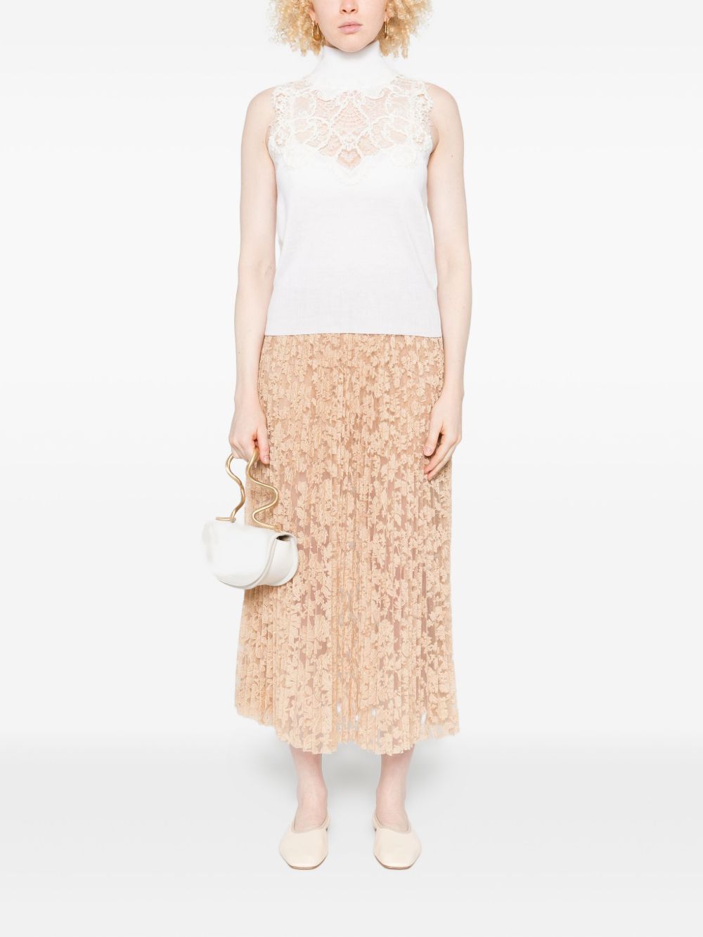 Ermanno Scervino Skirts in Beige Lace