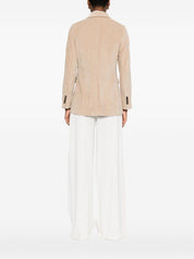 Circolo 1901 Jackets Beige cotton double-breasted