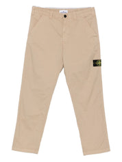 Stone Island Trousers Beige — Cotton Cargo Trousers