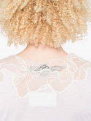 Ermanno Scervino White Wool Turtle‑Neck Sweater