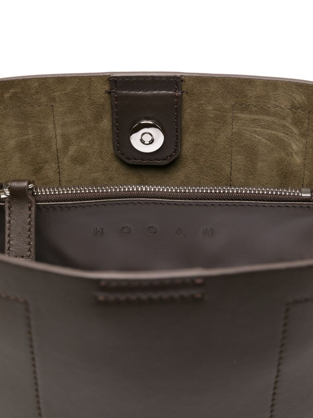 Sacs Hogan Pre HOGAN PRE.. Sac hobo en cuir marron