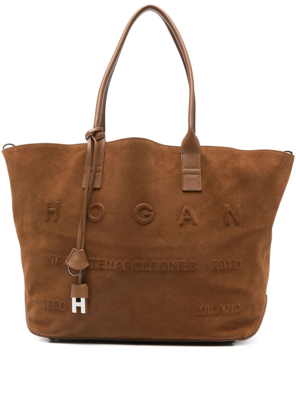 Hogan Pre Bags.. Leather Brown tote