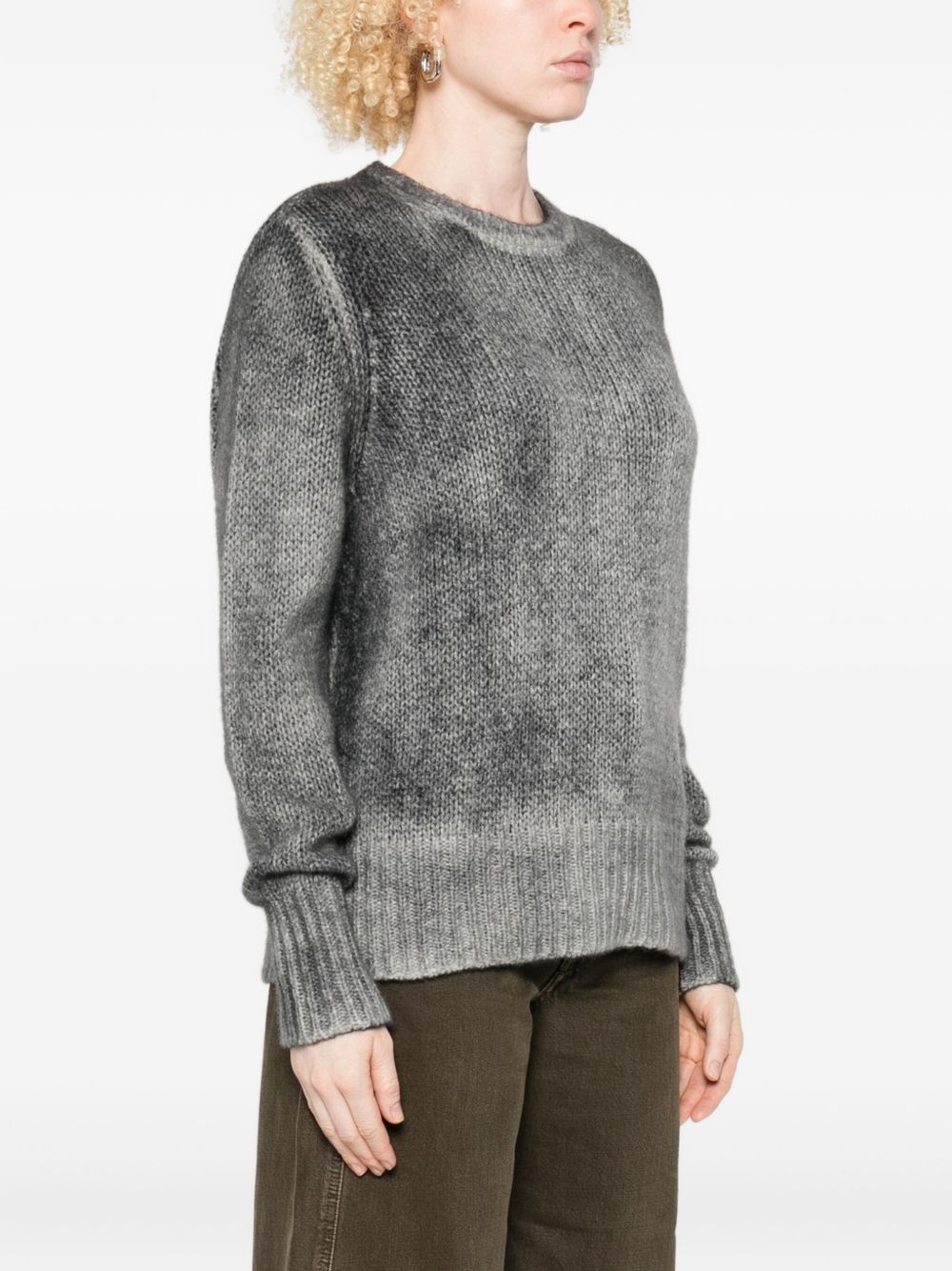 Avant Toi Sweaters Grey merino-cashmere crewneck