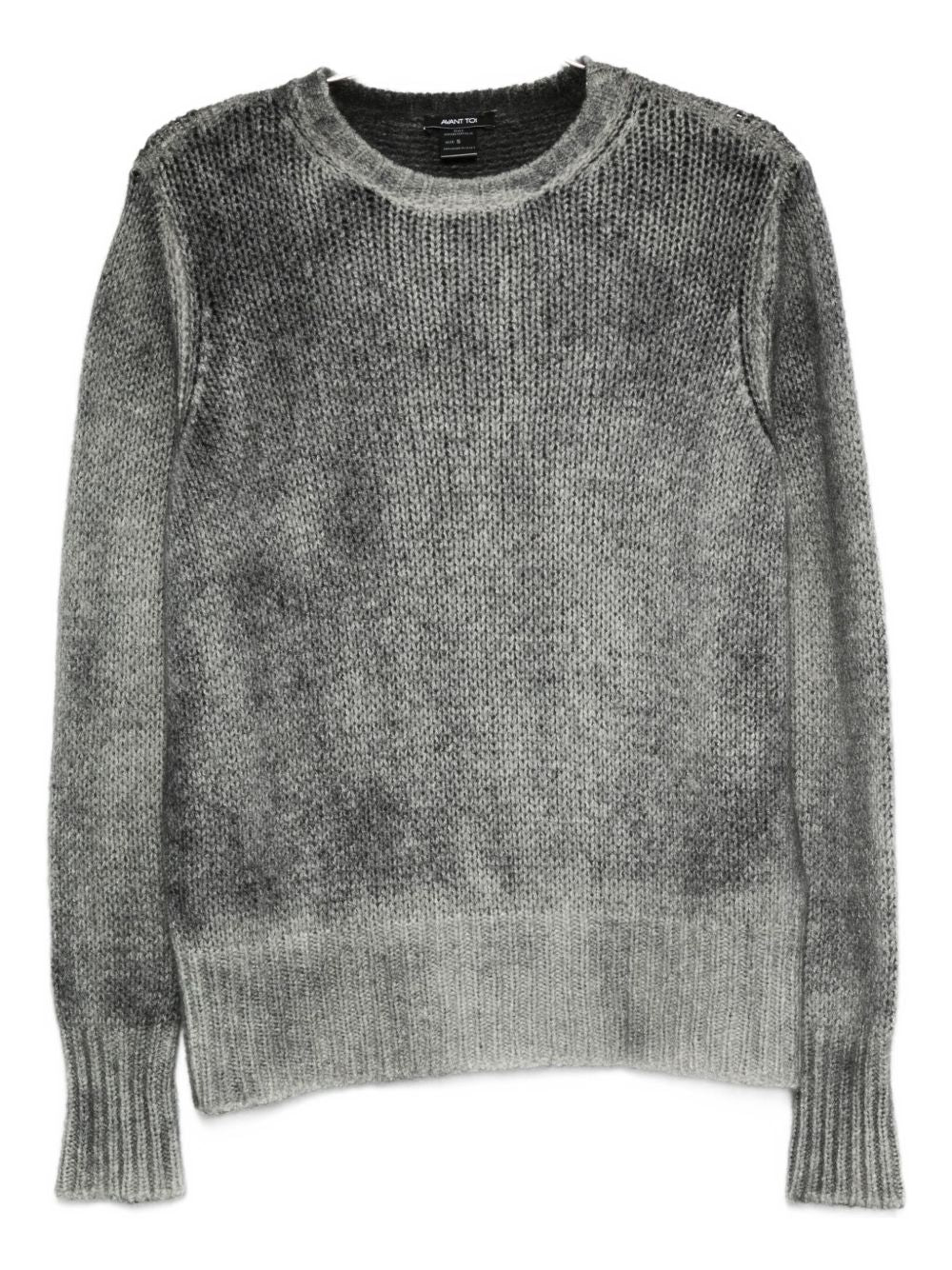 Avant Toi Sweaters Grey merino-cashmere crewneck