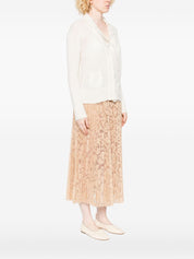 White Cashmere Cardigan — Ermanno Scervino Sweater