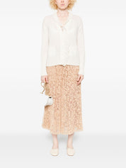 White Cashmere Cardigan — Ermanno Scervino Sweater