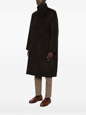 EXCLUSIVITÉ EMPORIO ARMANI Trench-coat en laine marron
