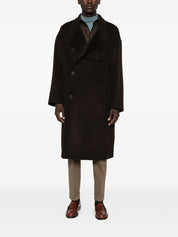 EXCLUSIVITÉ EMPORIO ARMANI Trench-coat en laine marron