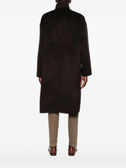 EXCLUSIVITÉ EMPORIO ARMANI Trench-coat en laine marron