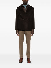 EMPORIO ARMANI EXCLUSIVE Jackets in Brown Wool Blend