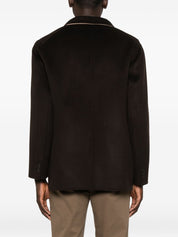 EMPORIO ARMANI EXCLUSIVE Jackets in Brown Wool Blend