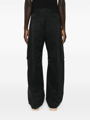 Pantalon cargo en coton noir Dolce &amp; Gabbana
