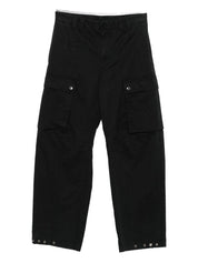 Pantalon cargo en coton noir Dolce &amp; Gabbana