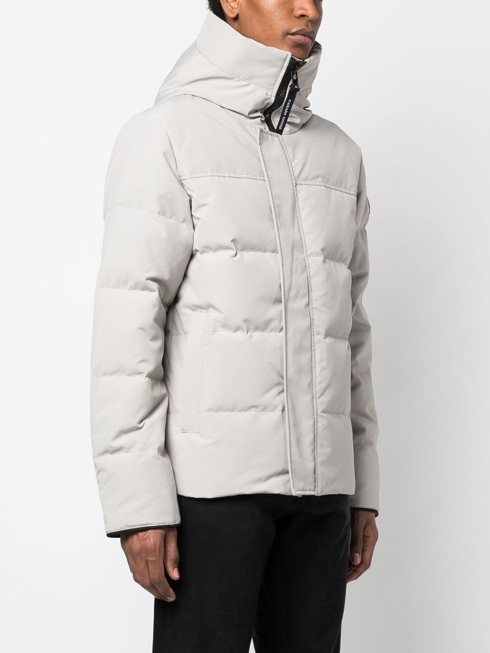 Parka corta Macmillan gris de Canada Goose Coats