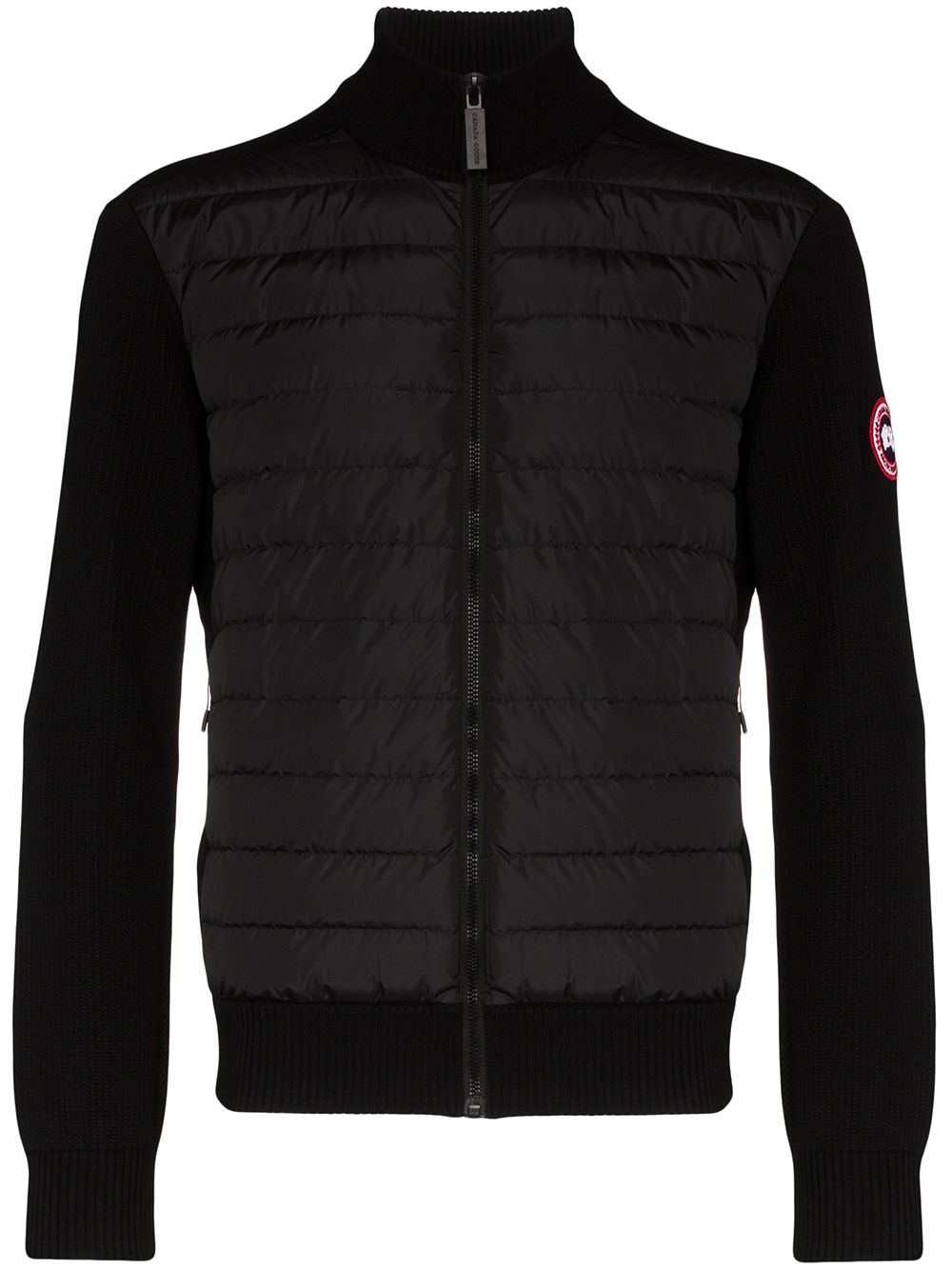 Canada Goose Coats Black HyBridge wool knit jacket