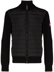 Canada Goose Coats Black HyBridge wool knit jacket