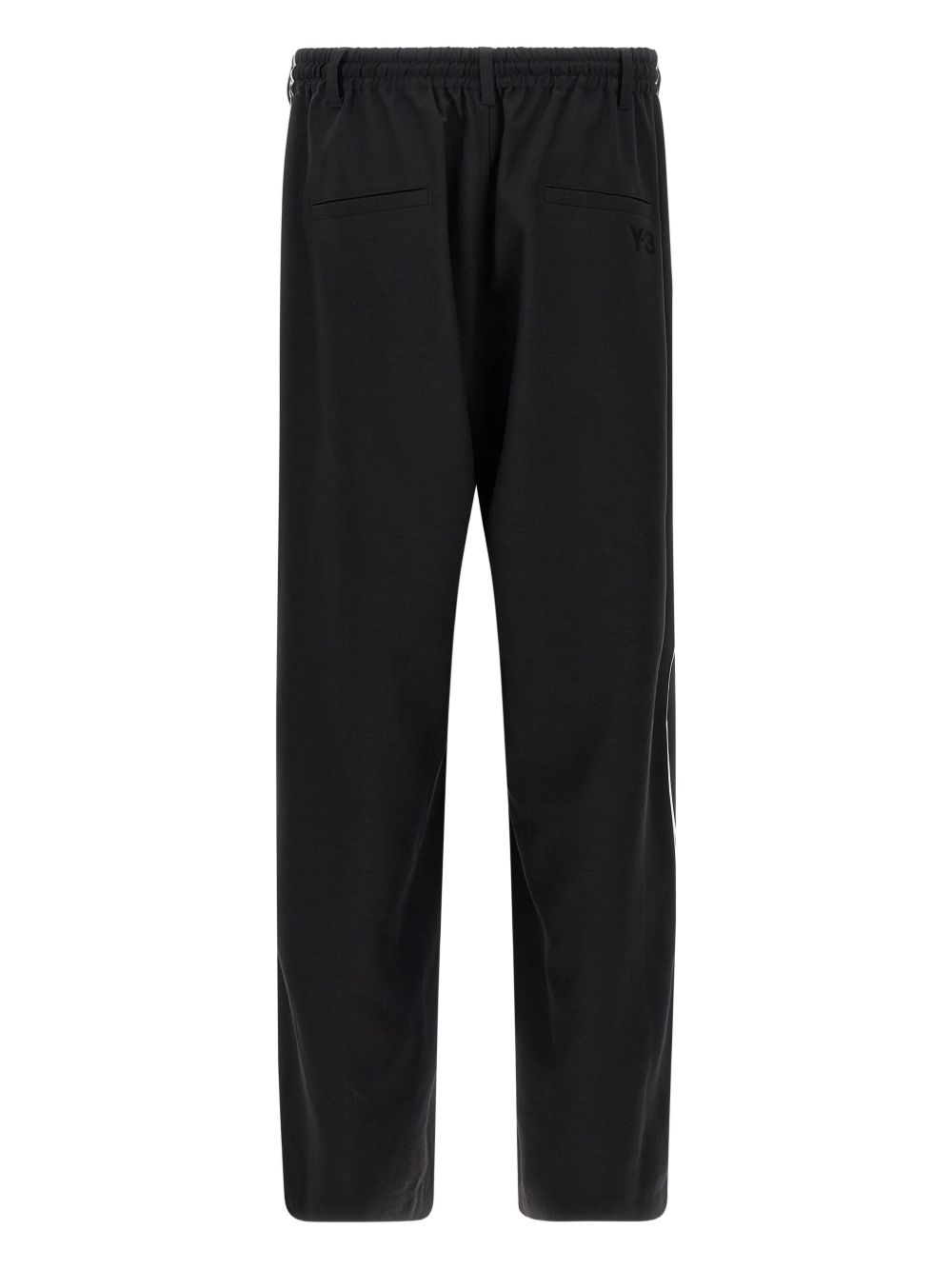 Pantalones Y-3 Pantalones deportivos negros de pierna ancha