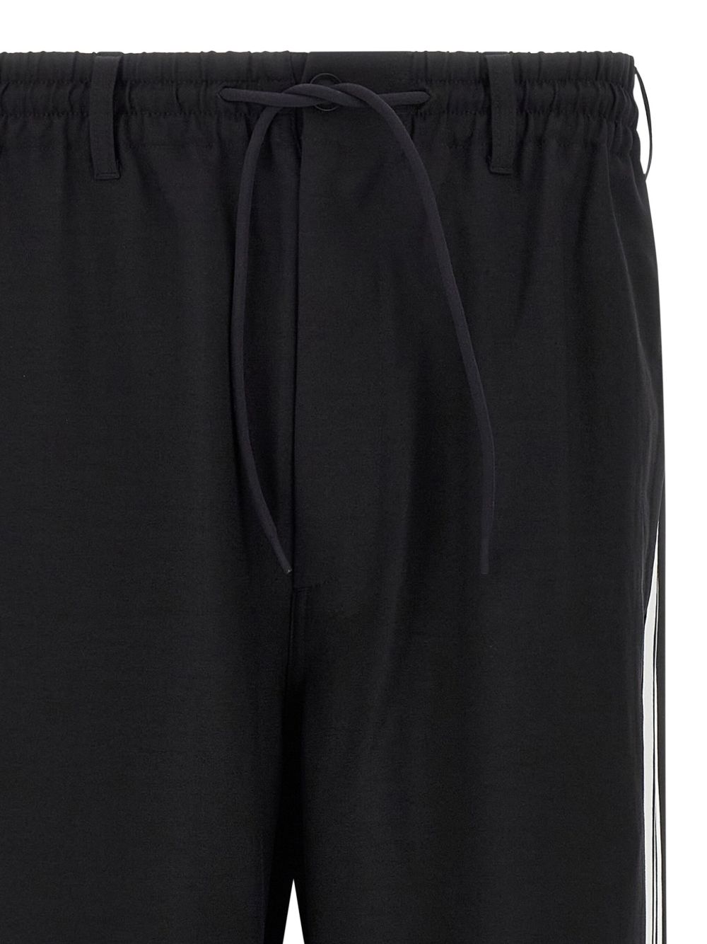 Pantalones Y-3 Pantalones deportivos negros de pierna ancha