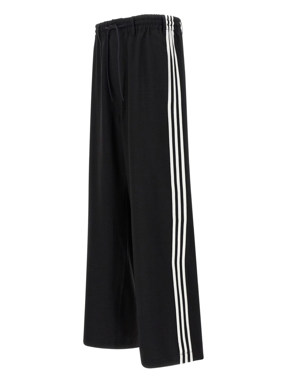 Pantalones Y-3 Pantalones deportivos negros de pierna ancha